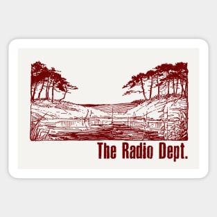 The Radio Dept •• Original Fan Retro Design Sticker